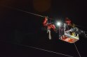 Einsatz BF Hoehenretter Koelner Seilbahn Hoehe Zoobruecke P2335